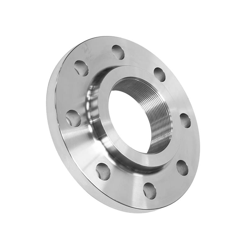 Stainless Steel Threaded Flange Used For Low-Pressure Systems