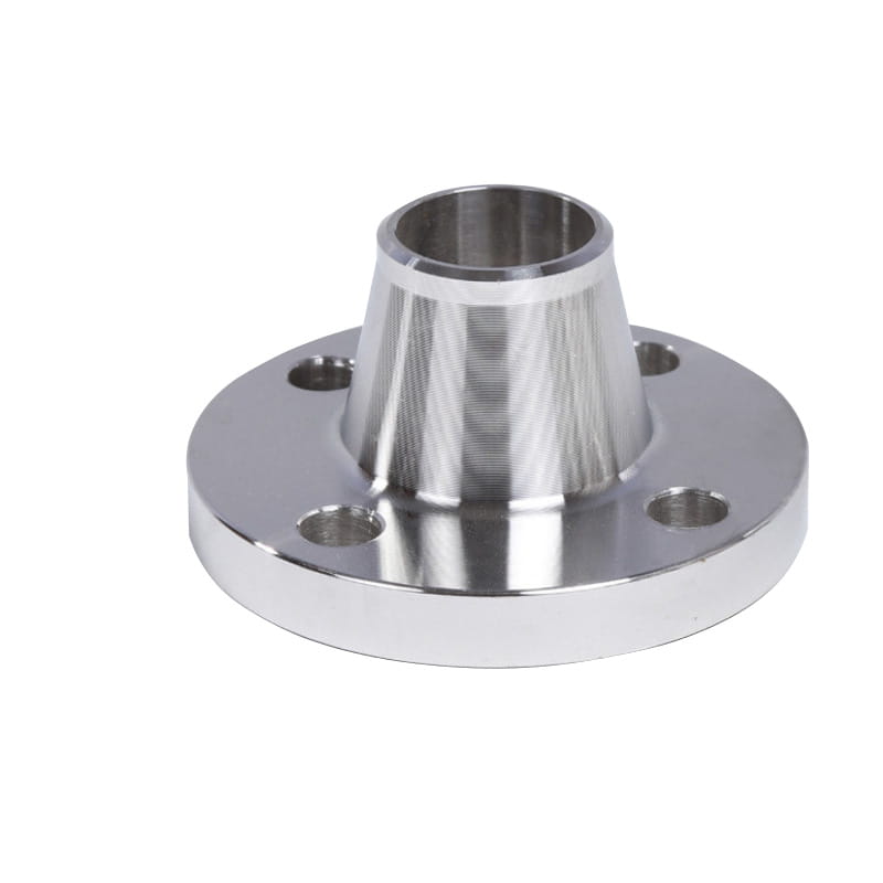 Stainless Steel Weld Neck Flange With A Tapered Hub And A Rim