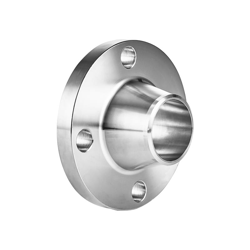 Stainless Steel Weld Neck Flange With A Tapered Hub And A Rim