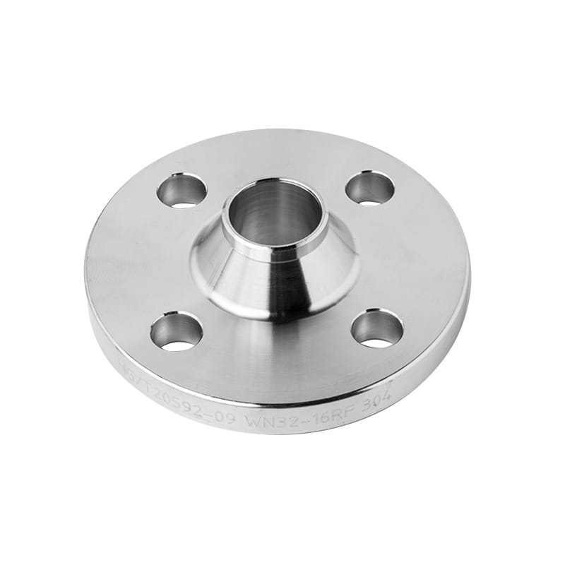 Stainless Steel Weld Neck Flange With A Tapered Hub And A Rim