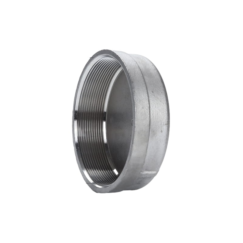 Investment Casting Stainless Steel Pipe End Caps Have Female Thread