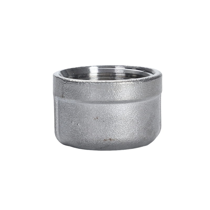 Investment Casting Stainless Steel Pipe End Caps Have Female Thread