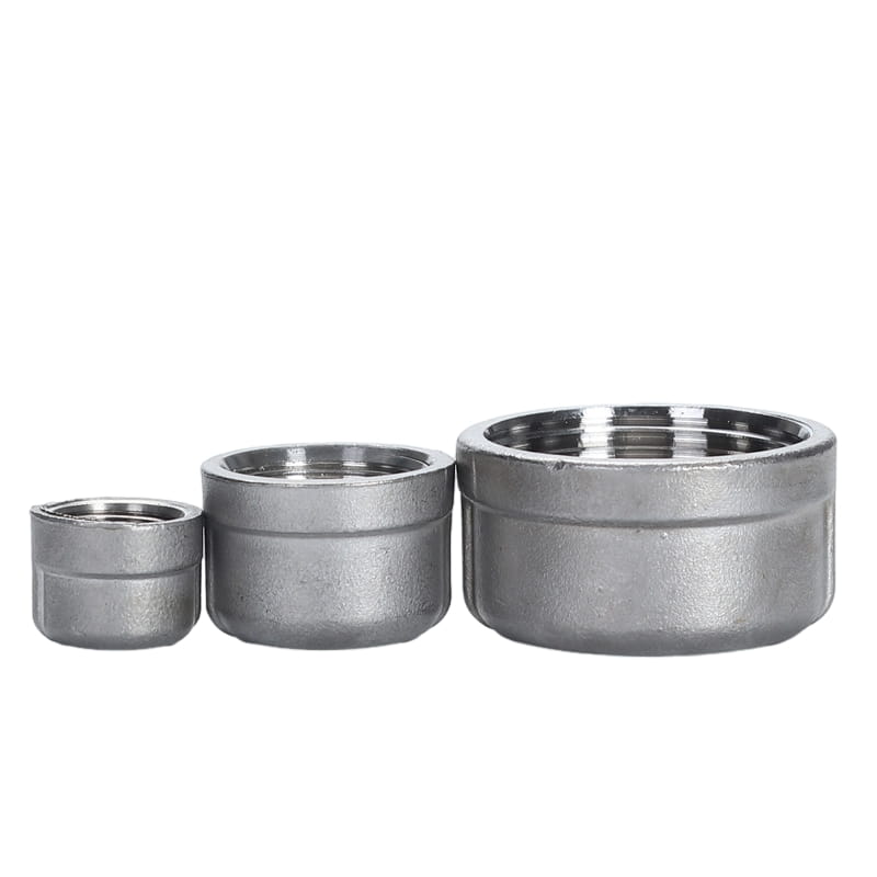 Investment Casting Stainless Steel Pipe End Caps Have Female Thread