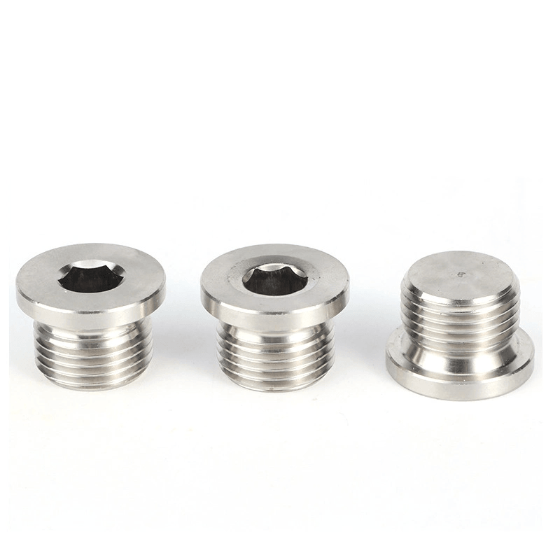 Resists Corrosion Stainless Steel Pipe Plugs Wth Male Npt Threads