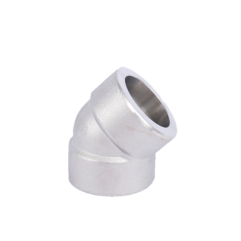 45°Socket Weld Elbow Forged Stainless Steel Pipe Fittings