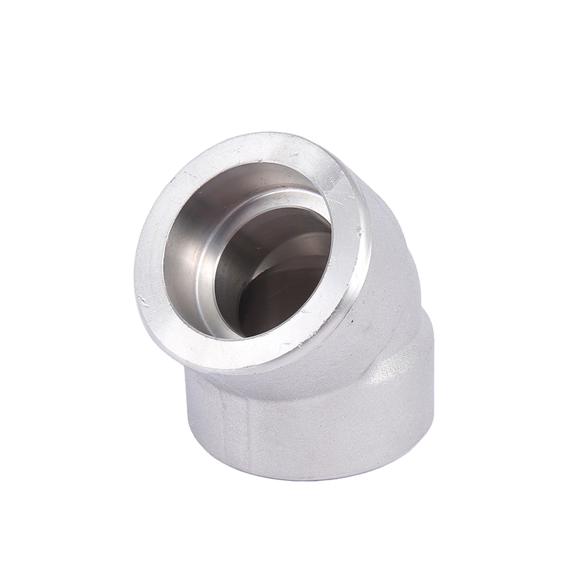 45°Socket Weld Elbow Forged Stainless Steel Pipe Fittings