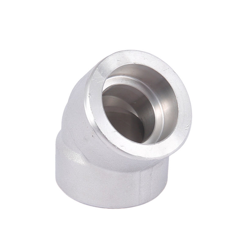 45°Socket Weld Elbow Forged Stainless Steel Pipe Fittings