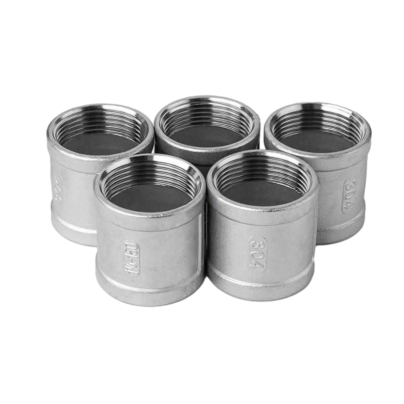 304 Stainless Steel Threaded Coupling Class 3000 Forged NPT Threaded Coupling