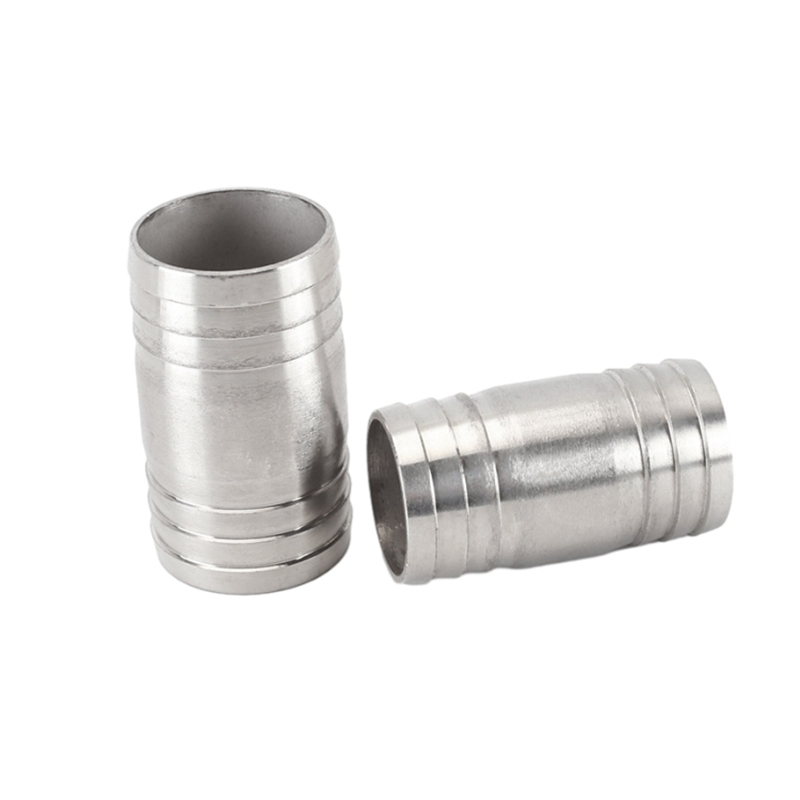 Low Pressure 316 Stainless Stainless Steel Hose Barbed Connector Fittings