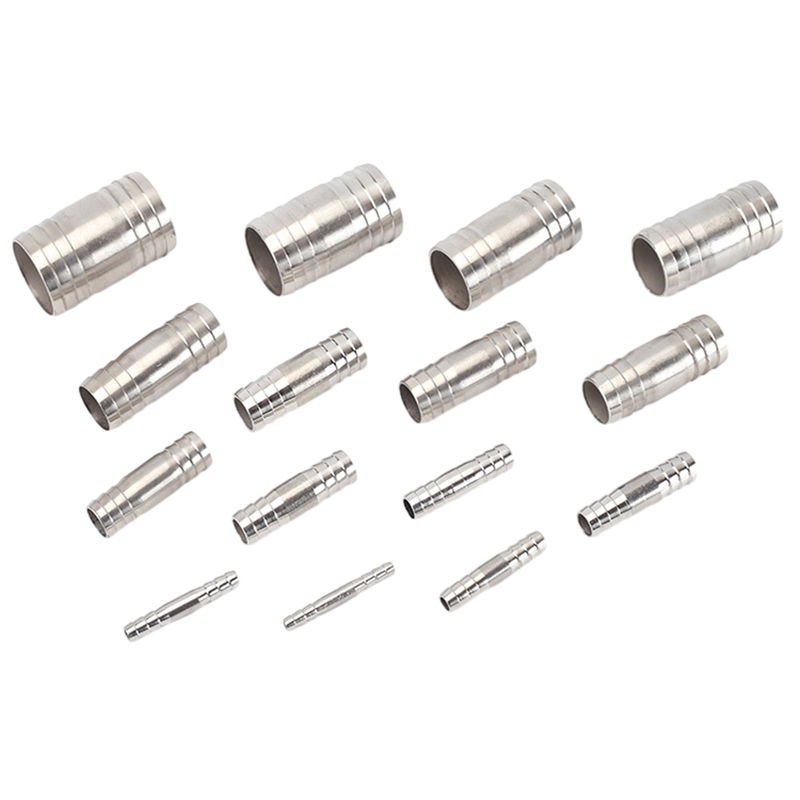 Low Pressure 316 Stainless Stainless Steel Hose Barbed Connector Fittings