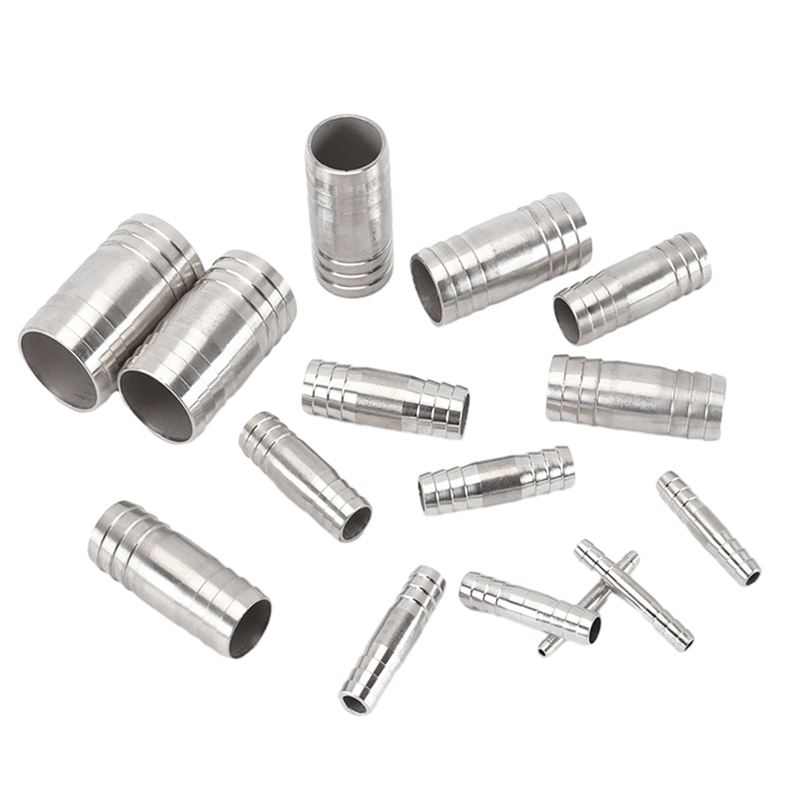 Low Pressure 316 Stainless Stainless Steel Hose Barbed Connector Fittings