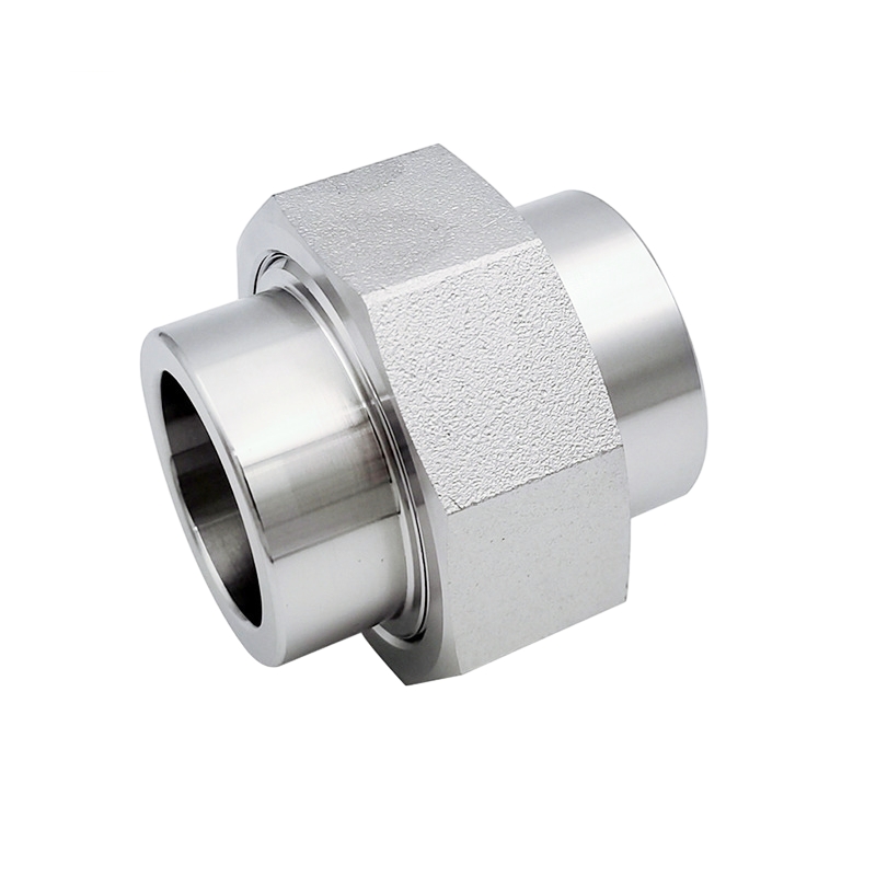 Low Pressure Stainless Steel Union With NPT Threaded Pipe Fittings