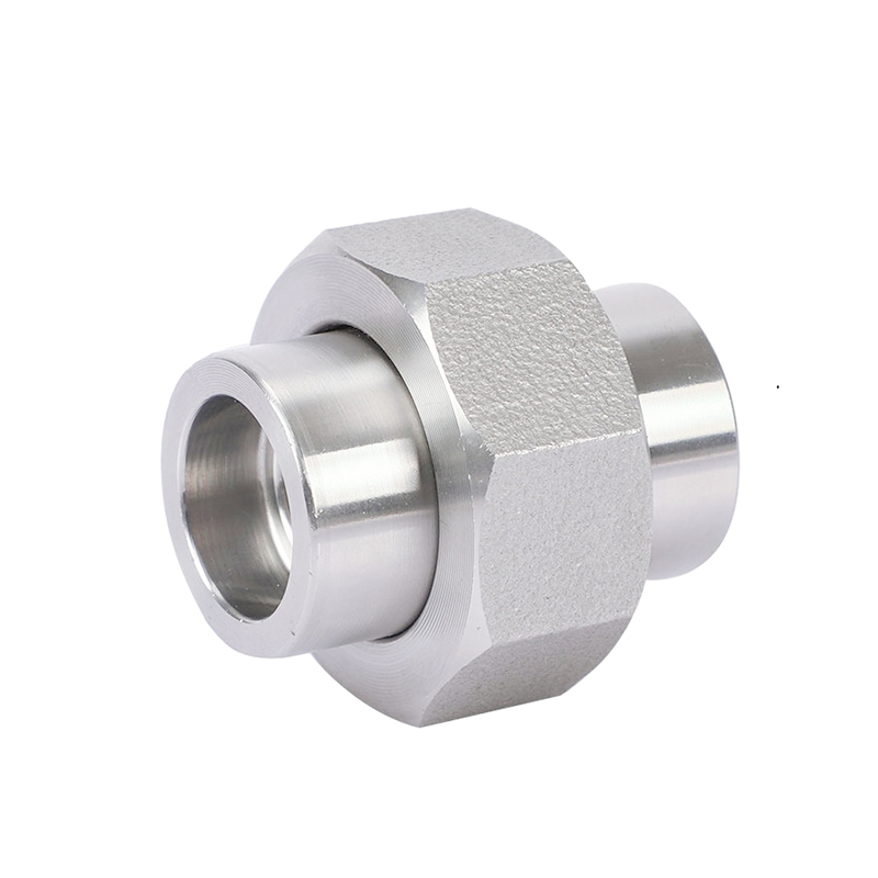 Low Pressure Stainless Steel Union With NPT Threaded Pipe Fittings