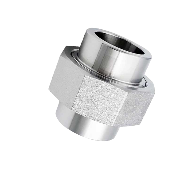 Low Pressure Stainless Steel Union With NPT Threaded Pipe Fittings