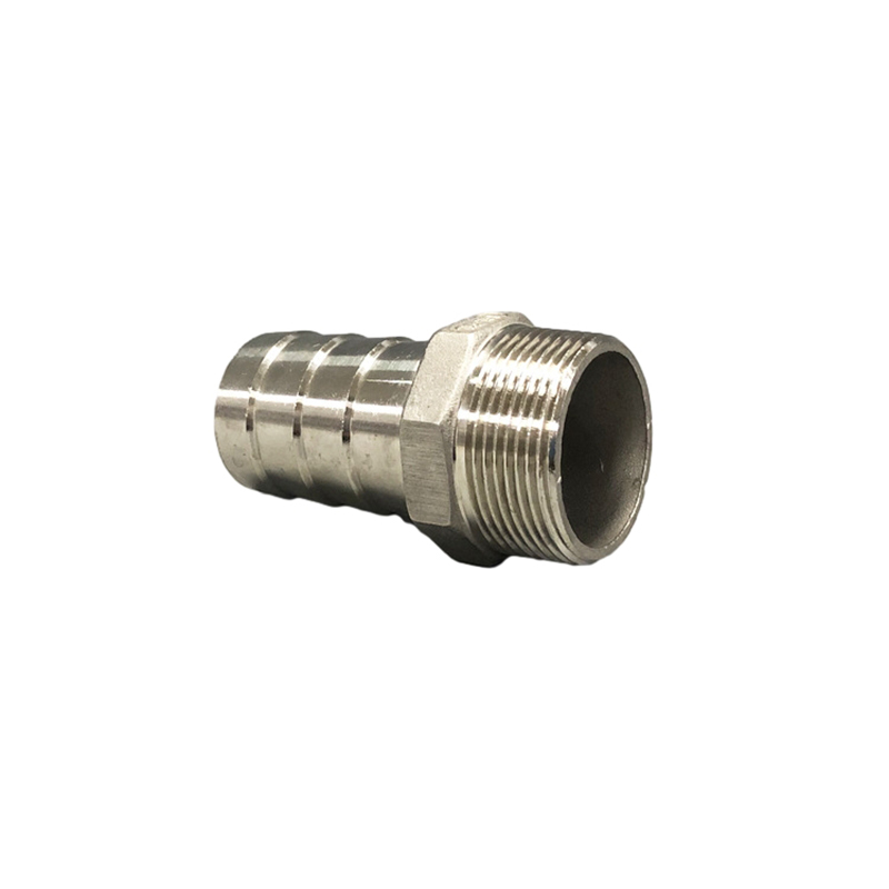 Hose Barbed Nipple Threaded 304 Stainless Steel Casting Tube Fittings