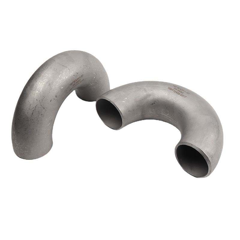 180°Long U-Shaped Welded Elbow 304 Stainless Steel Plumbing Pipe Fittings