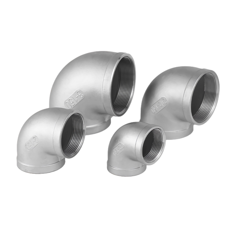 316L Stainless Steel Hot Dipped Threaded 90°Elbow Pipe Fittings