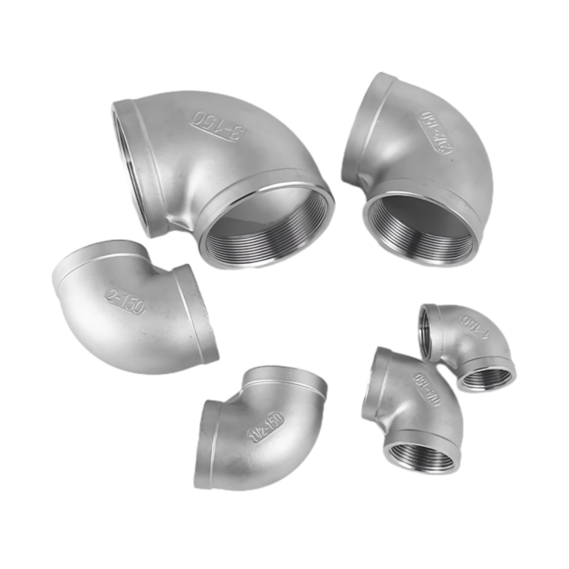 316L Stainless Steel Hot Dipped Threaded 90°Elbow Pipe Fittings