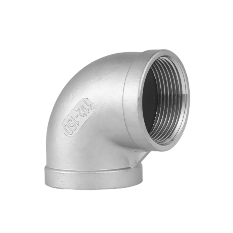 316L Stainless Steel Hot Dipped Threaded 90°Elbow Pipe Fittings