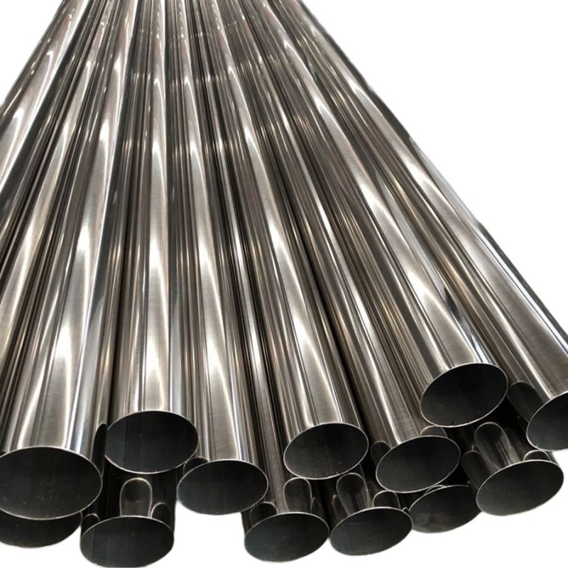 Thin Wall Polished Bright Welded Stainless Steel Round Pipe For Gas