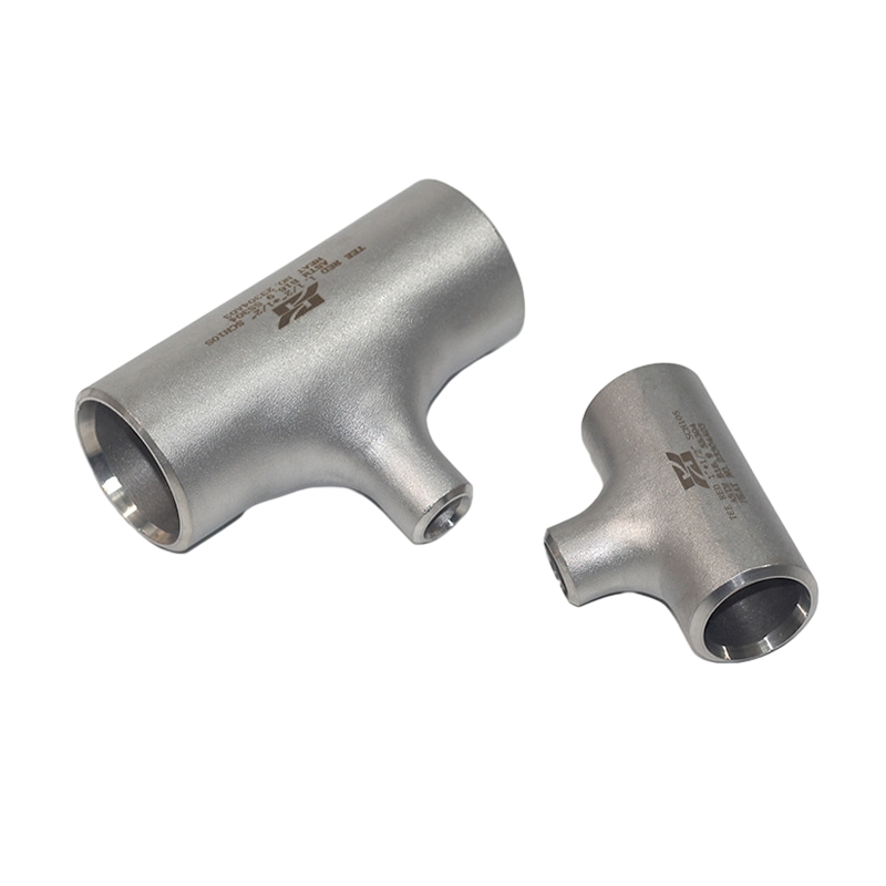 Galvanized Stainless Steel Reducing Tees Fitting Redirect Fluid Flows