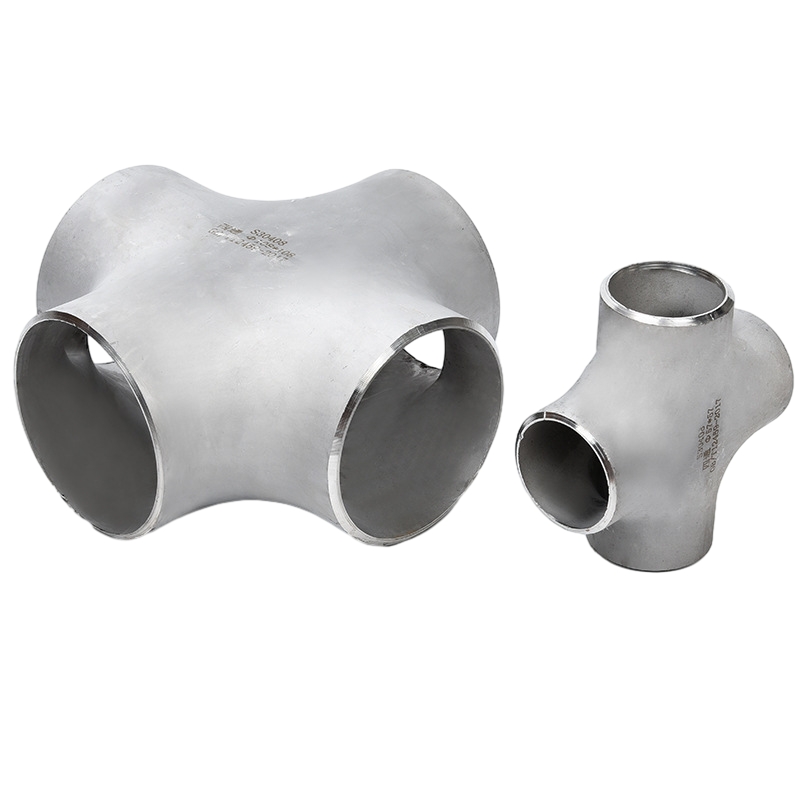 Stainless Steel Equal Tube Cross With Solvent-Welded Sockets