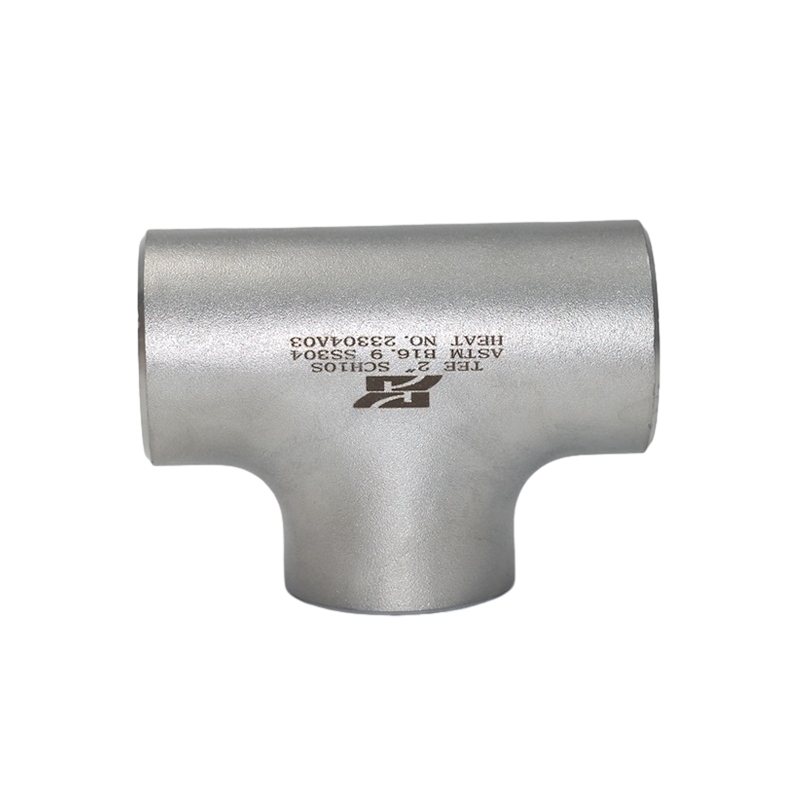 Cold Extrusion Stainless Steel Tube Equal Pipe Tees Fitting