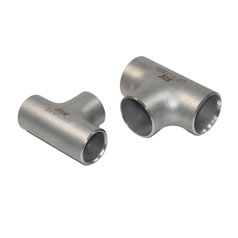 Cold Extrusion Stainless Steel Tube Equal Pipe Tees Fitting